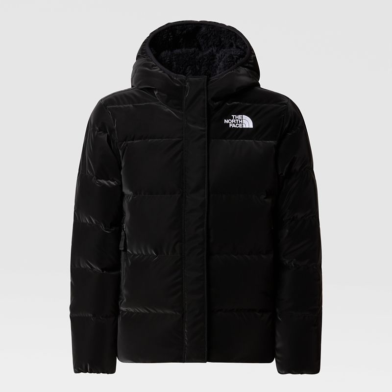 The North Face Girls' North Down Fleece-lined Hooded Parka Tnf Black