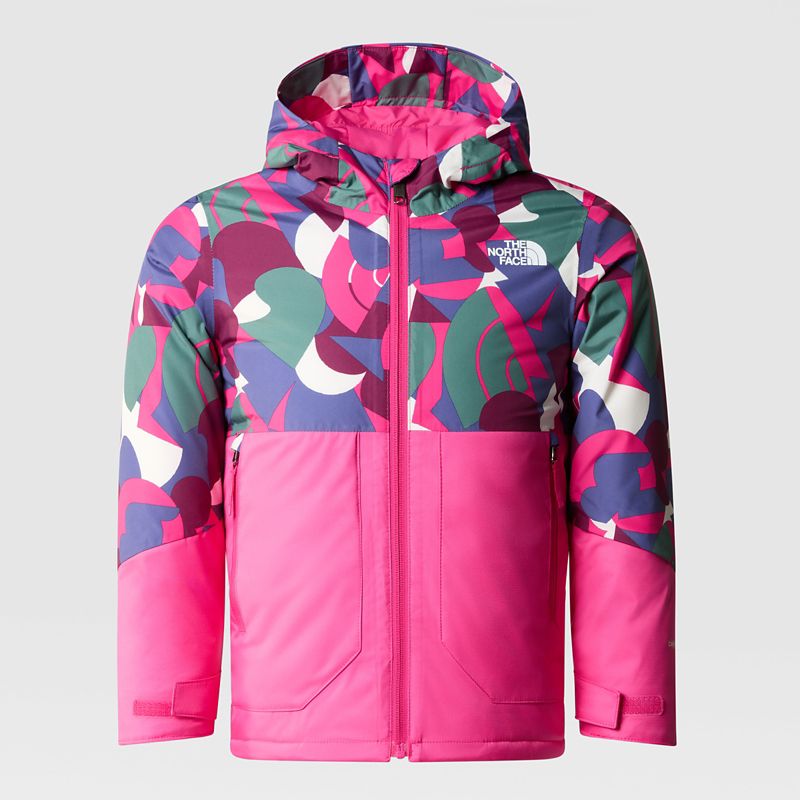 The North Face Kids' Freedom Insulated Jacket Mr. Pink Big Abstract Print