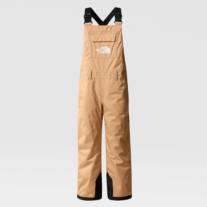 The North Face Teens' Freedom Insulated Bib Trousers Almond Butter