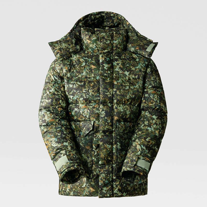 The North Face Parka North Face '73 Para Hombre Misty Sage Fallen Leaves Print 