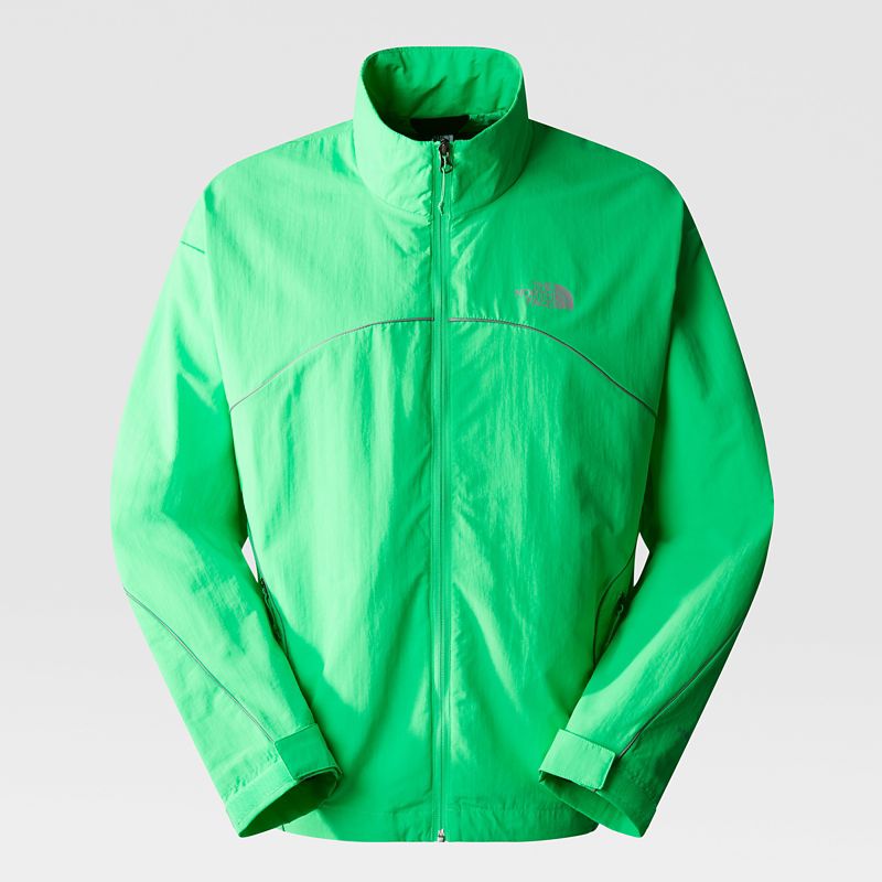 The North Face Men's Tek Piping Wind Jacket Chlorophyll Green