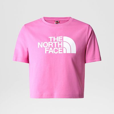 The North Face Girls' Cropped Easy T-Shirt. 1