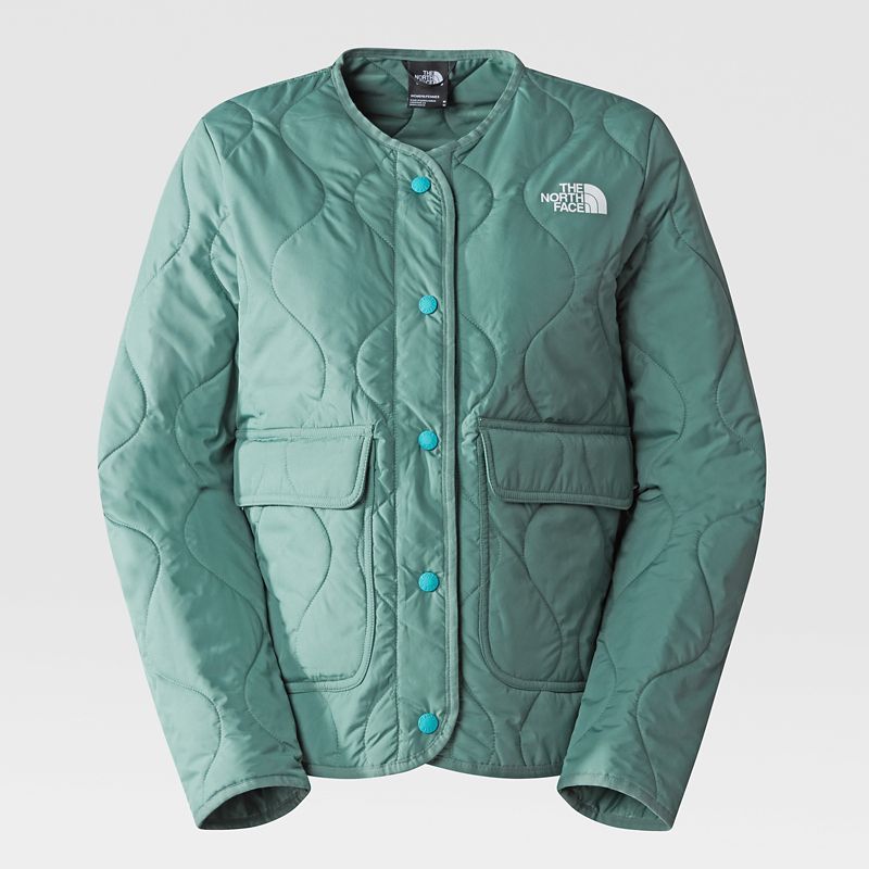 The North Face Women's Ampato Quilted Jacket Dark Sage