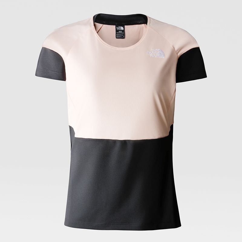 The North Face Beshtor T-shirt Für Damen Tropical Peach-tnf Black 
