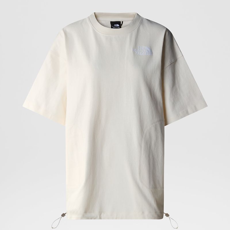 The North Face Pockets T-shirt Für Damen Gardenia White 