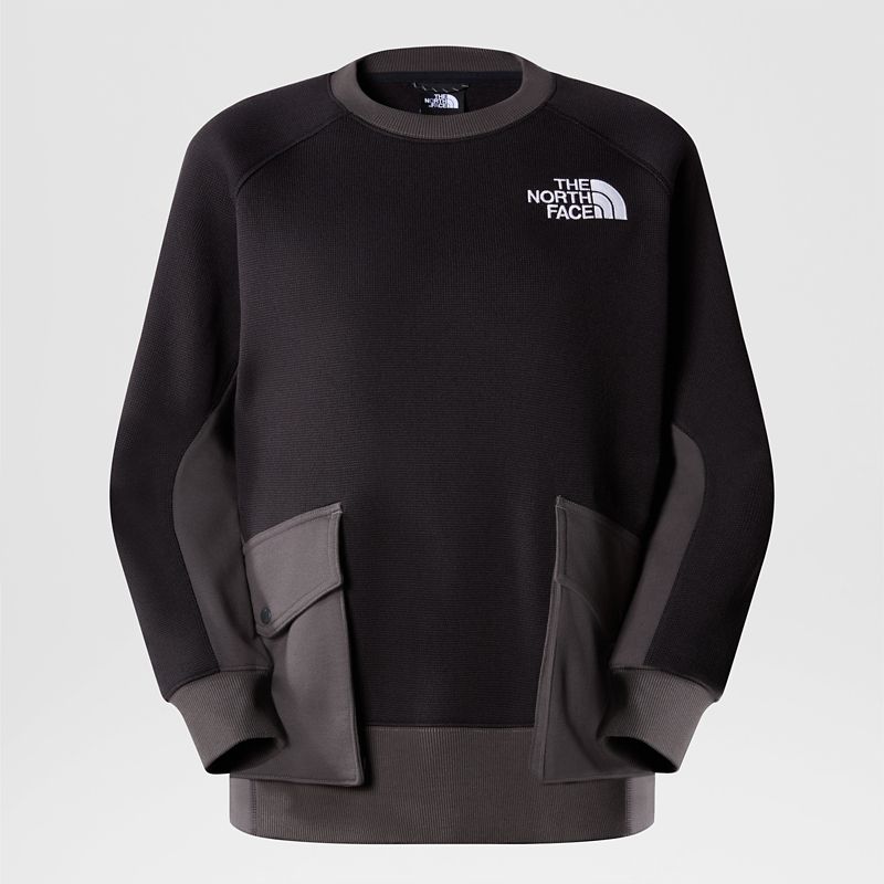 The North Face Patchwork Sweater Für Damen Tnf Black-asphalt Grey 