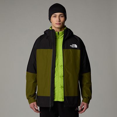 The North Face Men&#39;s Mountain Light Triclimate 3-in-1 Gore-tex&#174; Jacket Forest Olive-tnf Black Size L