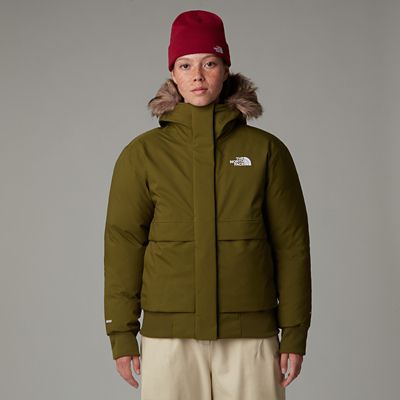 The North Face Women&#39;s Arctic Bomber Jacket Forest Olive Size S