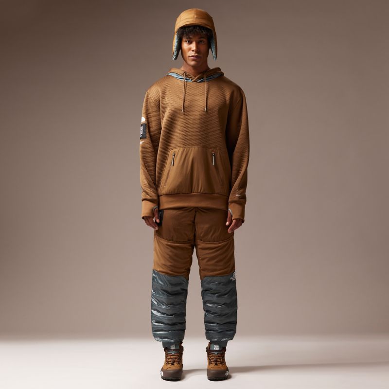 The North Face The North Face X Undercover Soukuu Dotknit Double Hoodie Sepia Brown-concrete Grey