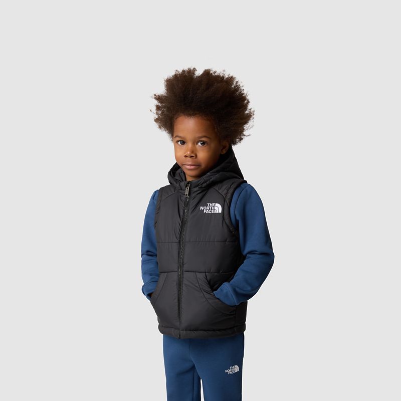 The North Face Kids' Circular Hooded Gilet Tnf Black