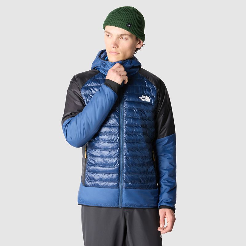 The North Face Men's Macugnaga Hybrid Insulated Jacket Shady Blue-tnf Black-asphalt Grey