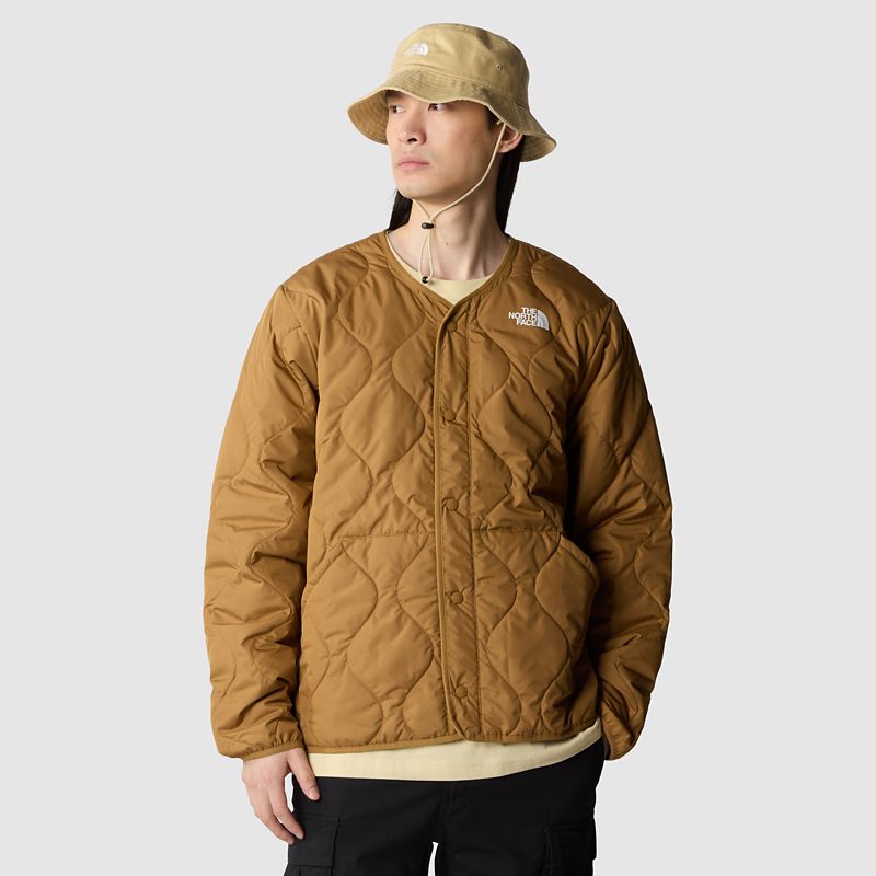 The North Face Men's Ampato Quilted Jacket Utility Brown