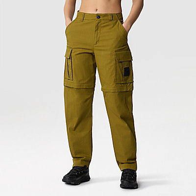 NSE Zip-off-Cargo-Hose, gerade und locker geschnitten, für Damen