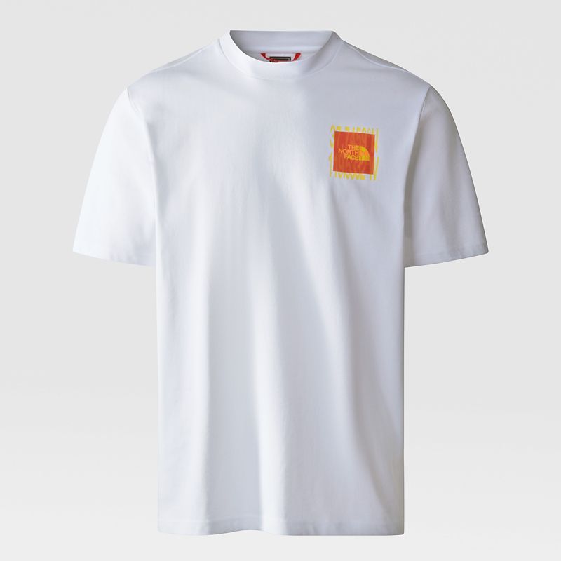The North Face Camiseta De Corte Cuadrado Con Estampado Gráfico Tnf White 