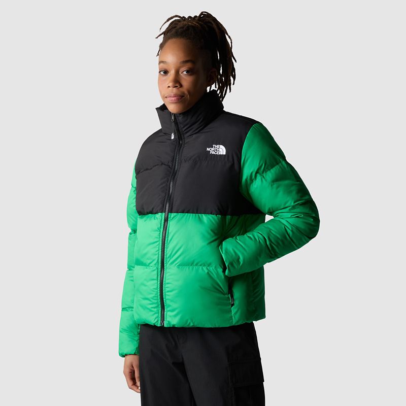 The North Face Women's Saikuru Jacket Optic Emerald-tnf Black