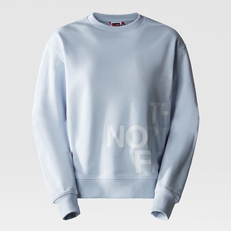 The North Face Women's Blown Up Logo Sweater Dusty Periwinkle