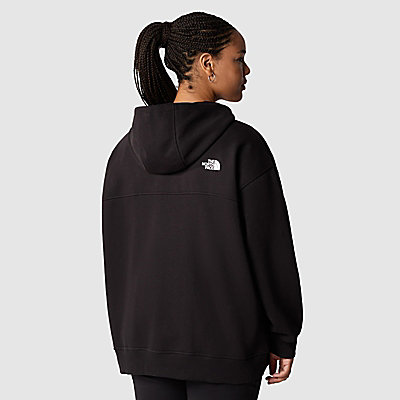 Plus Size Essential-hoodie met volledige rits voor dames 5