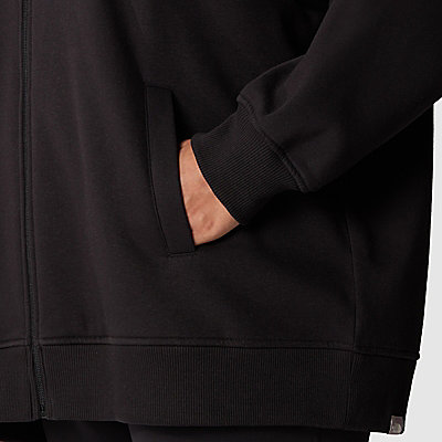 Plus Size Essential-hoodie met volledige rits voor dames 10