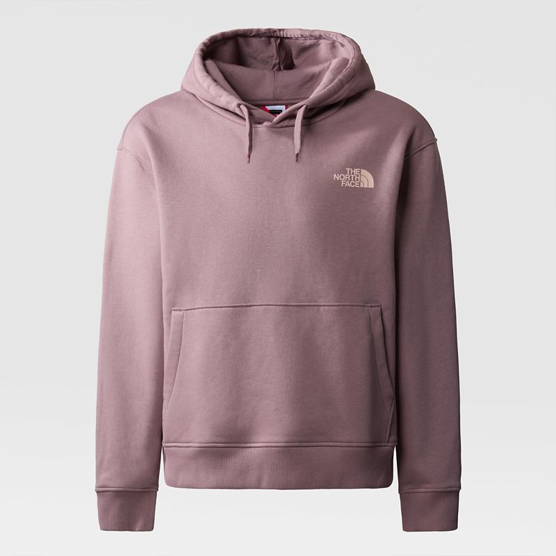 The North Face Girls' Vertical Line Hoodie Fawn Grey