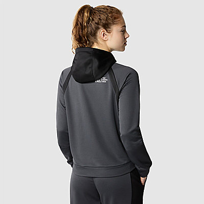 Fleece hoodie met volledige rits voor dames 5
