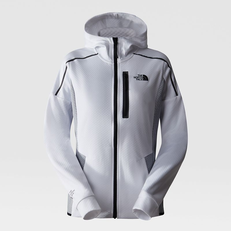 The North Face Women's Mountain Athletics Lab Hooded Jacket Tnf White/tnf Light Grey Heather
