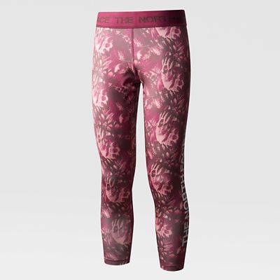 The North Face FLEX MID RISE GRAPHIC - Leggings - fiery red/red 