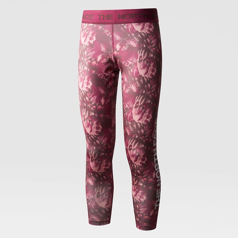 The North Face Women's Flex Mid Rise Printed Leggings Boysenberry Butterfly Wings Print