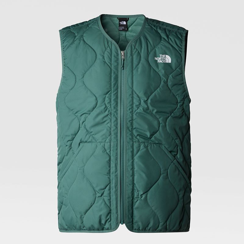 The North Face Men's Ampato Quilted Gilet Dark Sage