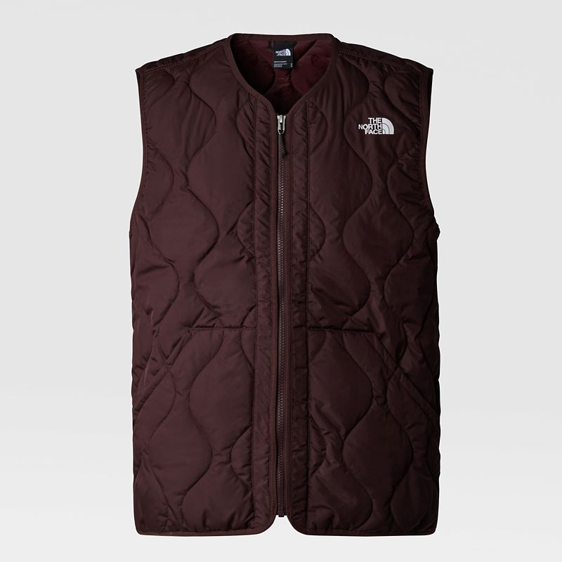 The North Face Men's Ampato Quilted Gilet Coal Brown