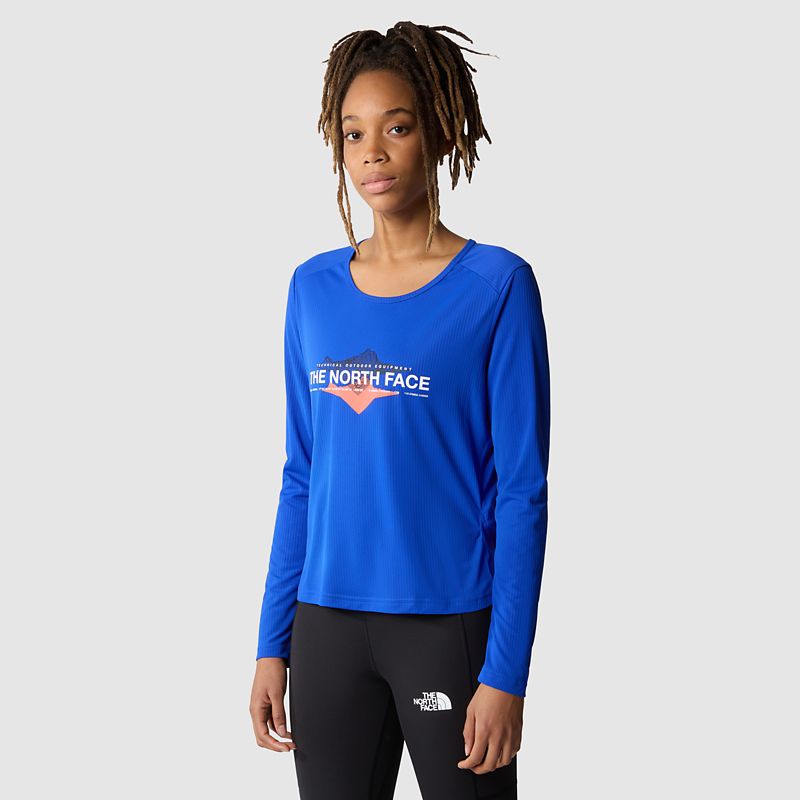 The North Face Women's Kikash Long-sleeve T-shirt Tnf Black-tnf Blue