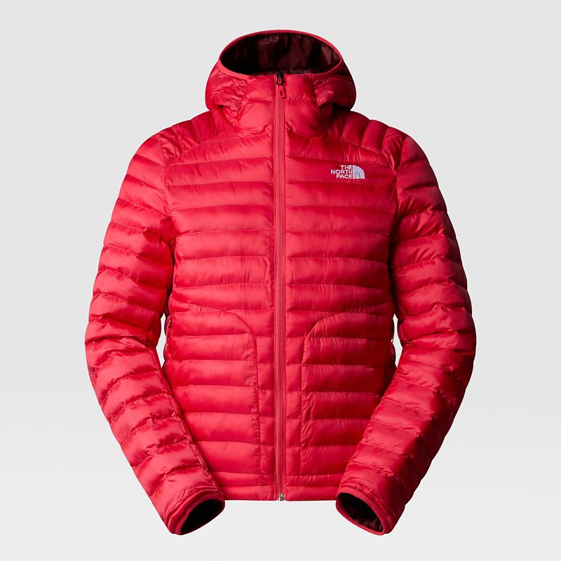 The North Face Men's Huila Synthetic Insulation Hooded Jacket Clay Red - Sequoia Red