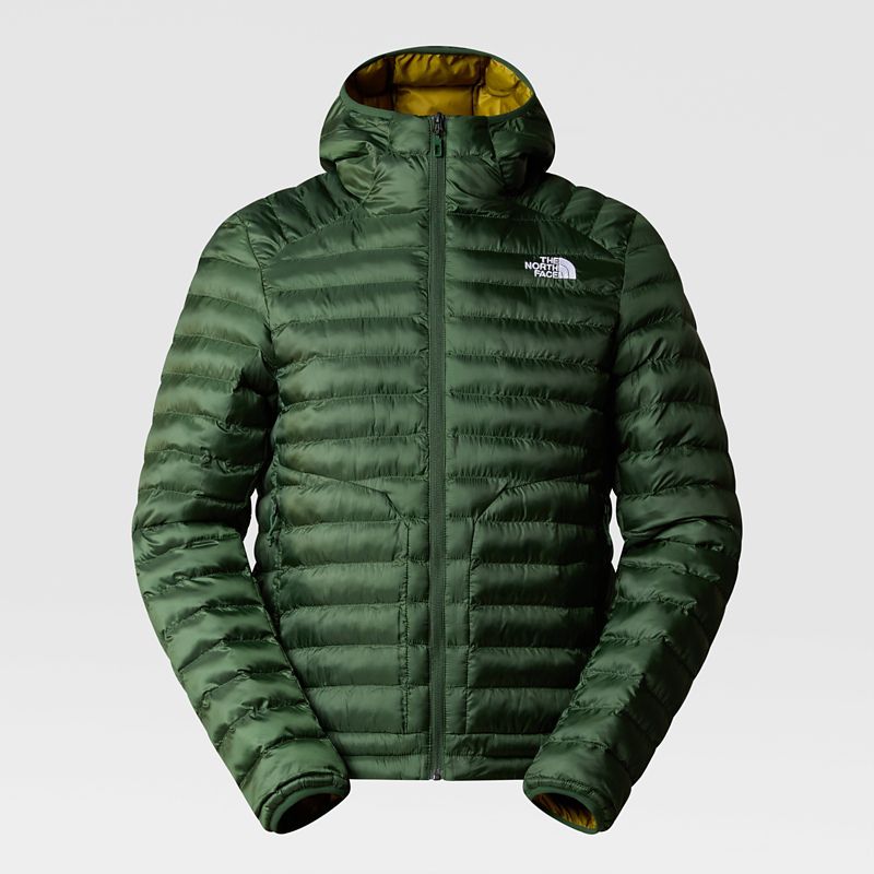 The North Face Men's Huila Synthetic Insulation Hooded Jacket Pine Needle - Sulphur Moss