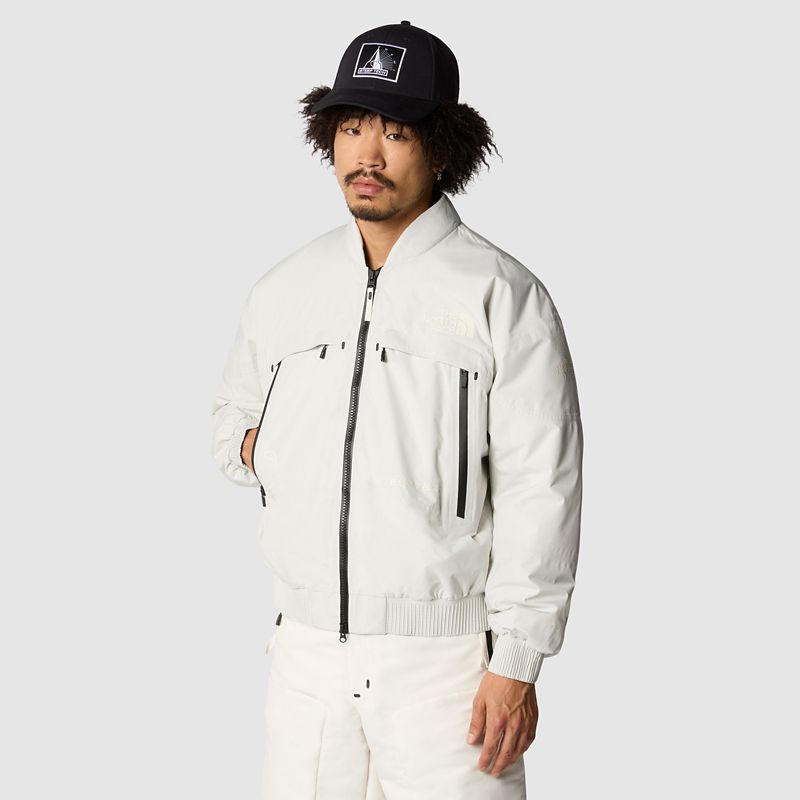 The North Face Men's Rmst Steep Tech Bomber Shell Gore-tex® Jacket White Dune