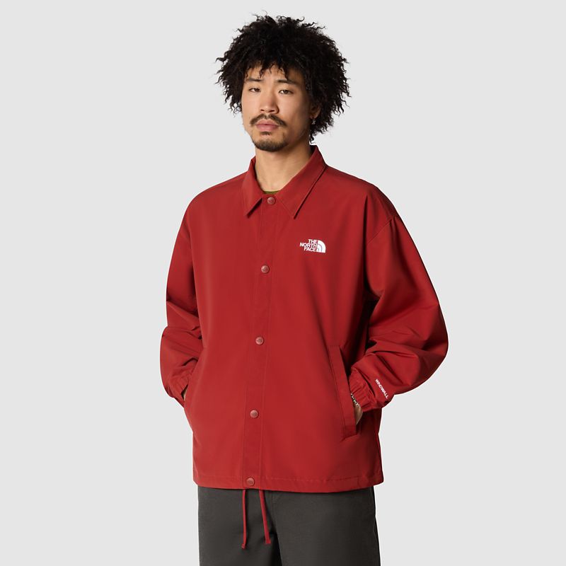 The North Face Men's Tnf Easy Wind Coaches Jacket Iron Red