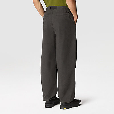 Męskie spodnie z diagonalu z szerokimi nogawkami M66 Tek 4