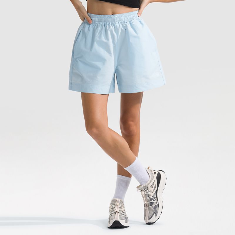 The North Face Women's Tnf Easy Wind Shorts Barely Blue