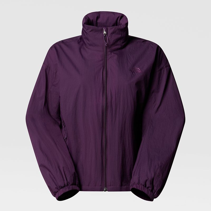 The North Face Women's M66 Crinkle Wind Jacket Black Currant Purple