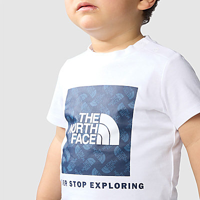 Box Infill t-shirt med print til baby 6