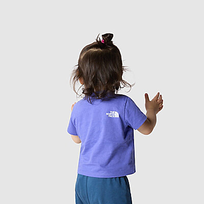 Box Infill-T-shirt met print voor baby's 9