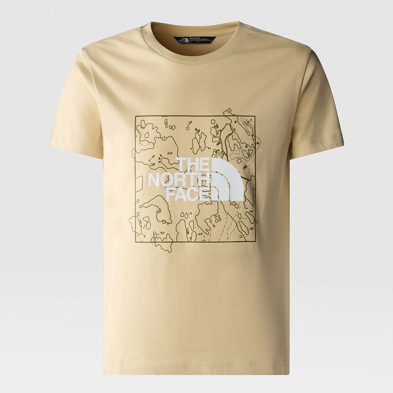 The North Face Camiseta Gráfica Para Jóvenes Gravel-forest Olive 