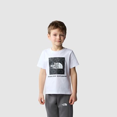 The North Face Dziecięcy T-shirt Z Grafiką Lifestyle Tnf White Rozmiar 2 Lat