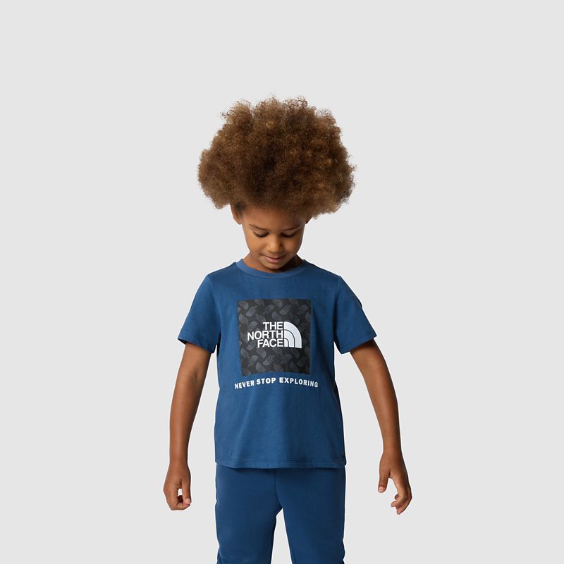 The North Face Camiseta Gráfica Lifestyle Para Niños Shady Blue 