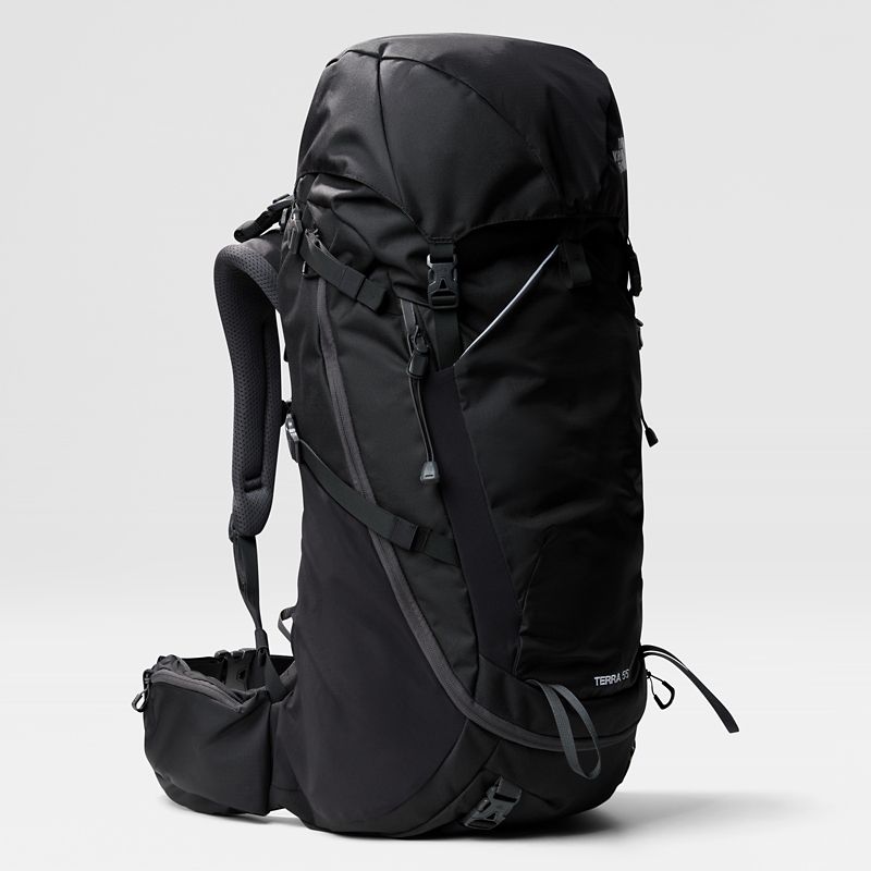 The North Face Terra 55-litre Hiking Backpack Tnf Black-asphalt Grey