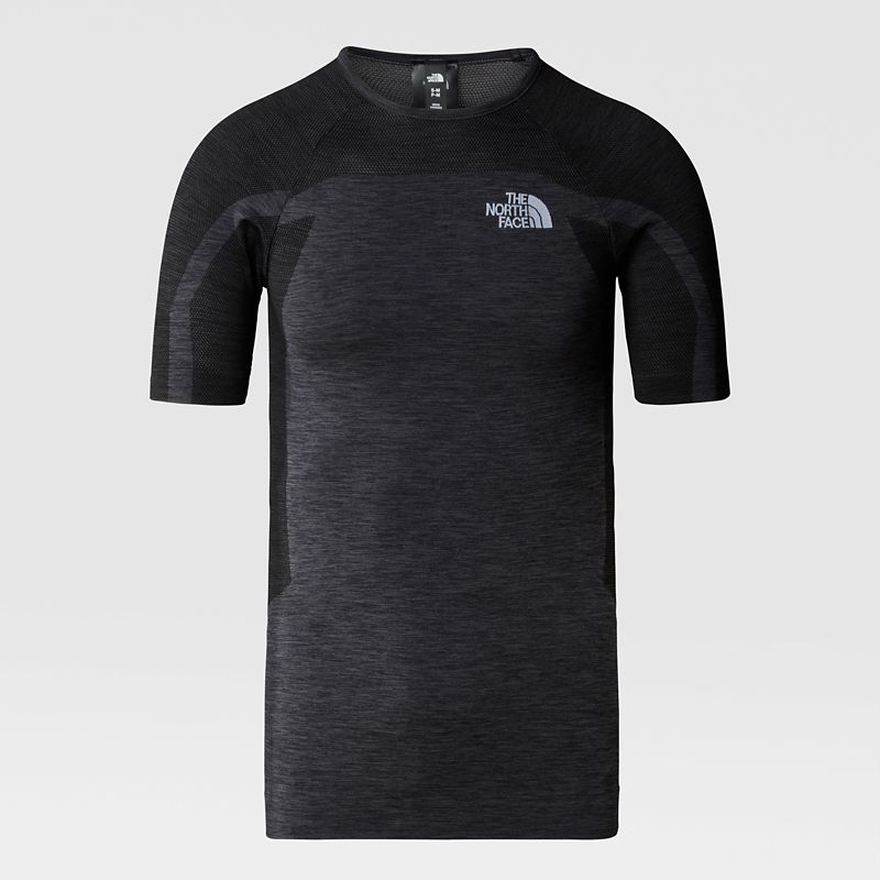 The North Face Men's Mountain Athletics Lab Seamless Top Anthracite Grey-tnf Black