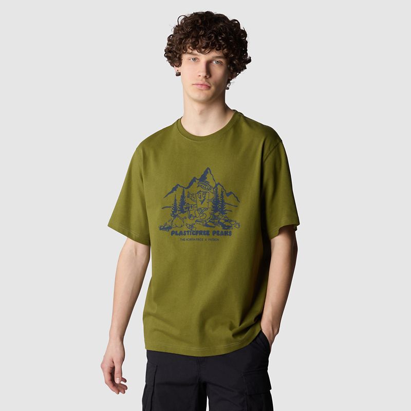 The North Face Camiseta Nature Para Hombre Forest Olive 