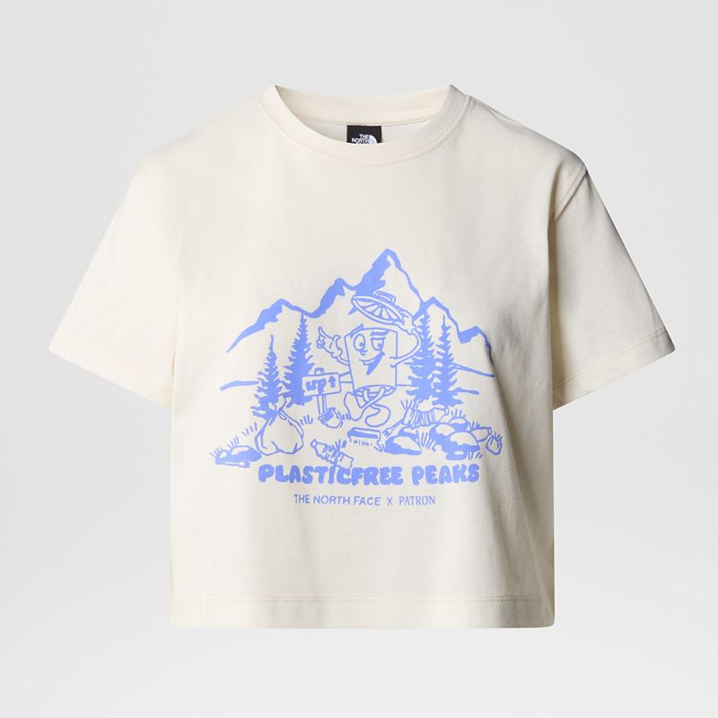 The North Face Camiseta Nature Para Mujer White Dune 
