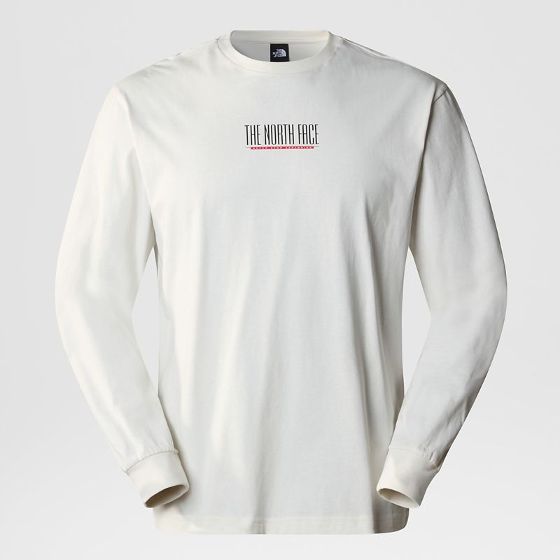The North Face Men's Tnf Est 1966 Long-sleeve T-shirt White Dune