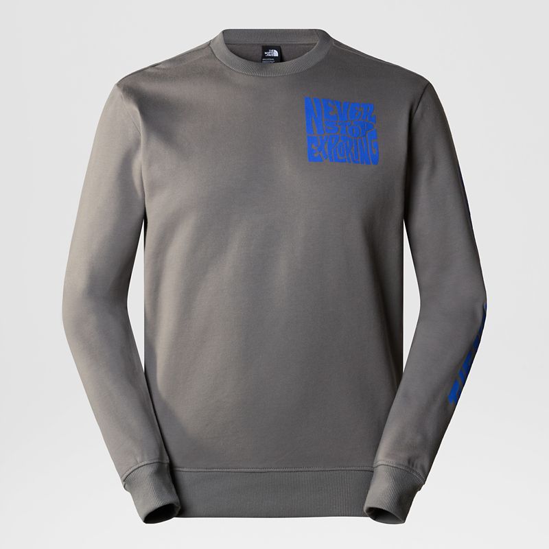 The North Face Men's Mountain Play Sweatshirt Smoked Pearl