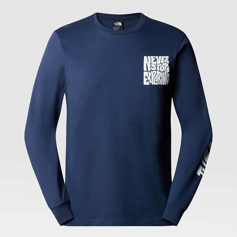 The North Face Mountain Play Langarm-shirt Für Herren Summit Navy 