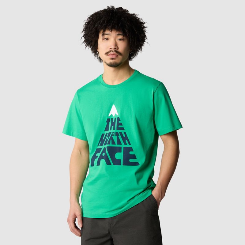 The North Face Camiseta Mountain Play Para Hombre Optic Emerald 
